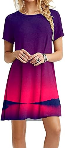 Женствена рокля Лятна Рокля Плюс Размера на Дамско Ежедневното дрехи за Жени Голям Размер Цветни Рокли за Жени 2023