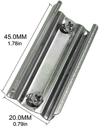 Удлинительные конектори Hunhun 20 Pack за led алуминиеви канална система Hunhun U-образна форма (U-канален тип)