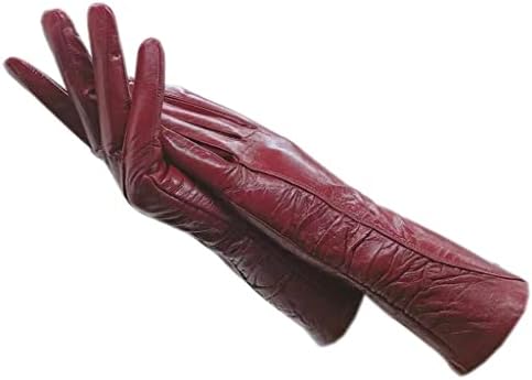 N/A Зимни Дамски Кожени Ръкавици на китката, калъф за ръцете, Ръкавици за шофиране, Велосипедни ръкавици за шофиране