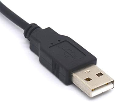 Къс USB кабел за принтер OpenII, кабел за скенер USB 2.0 A Male-B Male за HP, Cannon, Brother, Xerox, Samsung и други устройства (20 см)
