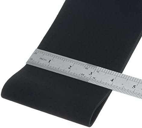 Използвайте плетени плътна еластична лента, 3 фута (черна, 6 инча)