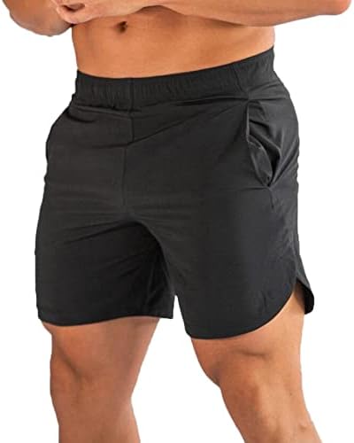 ежедневни спортни шорти ticcoy мъжки фитнес тренировка Фитнес къса еластичен колан Културизъм джогинг панталони