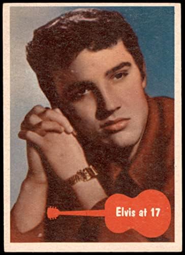 1956 г. Елвис Пресли 35 Елвис е на 17 години (пощенска Картичка), БИВШ