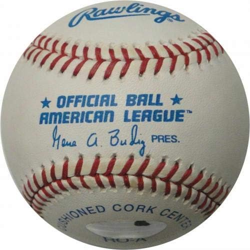 Боб Фелер подписа Автограф в Мейджър лийг бейзбол Кливланд Индианс, КОЙТО ИЗЧЕЗНА!SC - Бейзболни топки с автографи