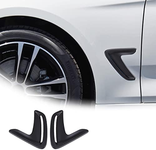 ABS Матово Черно Странично Крило отдушник Изходна Капак Накладки за BMW Серия 3 GT Gran Turismo F34 2013-2019 Панела на Капака Покритие на Крилото Стикер Автомобилен Аксесоар