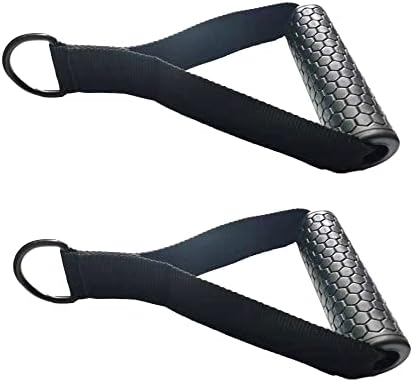 Sujosa 2 бр., Дръжки за Эспандера, със здрави пръчки от ABS-пластмаса и гумени дръжки, Здрав Фитнес Колан с D-образна