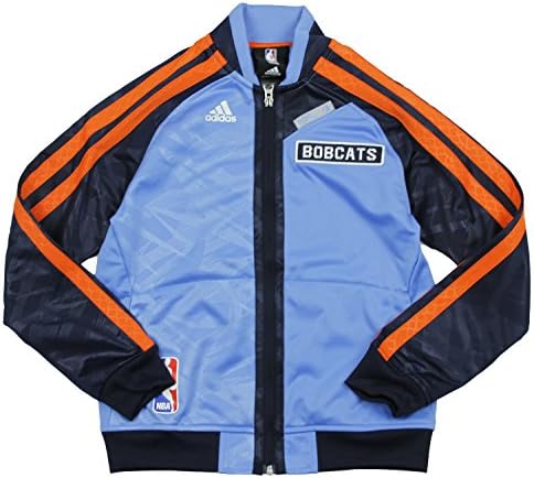 Утепляющая яке Charlotte Bobcats За големи момчета НБА На Корта, светло синя