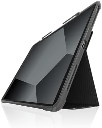 STM Dux Plus за iPad Pro 11 (4-ри / 3-ти / 2-ри / 1-во поколение) В търговска опаковка - Сверхзащитный калъф за съхранение на Apple Молив - Черен (stm-222-334KZ-01)
