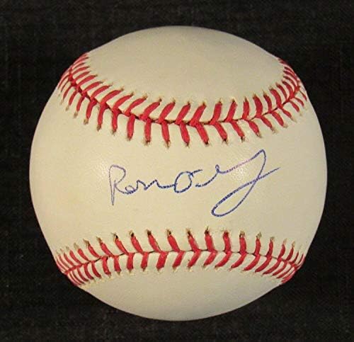 Рос Олендорф е Подписал Автограф Rawlings Baseball B105 - Бейзболни Топки с Автографи