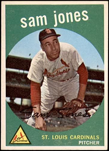 1959 Topps # 75 Сам Джоунс Сейнт Луис Кардиналс (Бейзболна картичка) EX+ Кардиналс