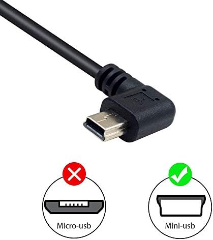 USB-конектор Duttek към кабел Mini USB Dupont, ъгъл на наклон 90 градуса Наляво, конектор Mini USB към 5-номера за контакт