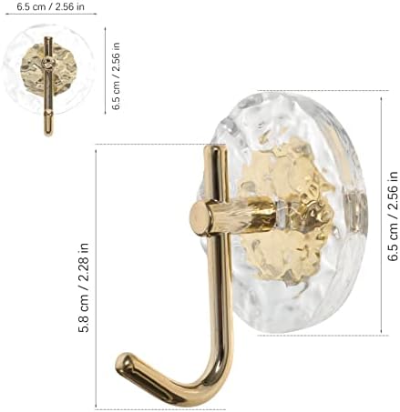 Zerodeko 4 бр. Лепило Куки Стенни Кука Закачалка За Палто Подвесная Полк За Дреха на Закачалка за Хавлии за Баня Кухня