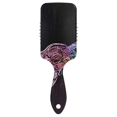Четка за коса на въздушна възглавница Vipsk, Пластмасов за Боядисана китара цвят Black Star, Подходящ за добър масаж