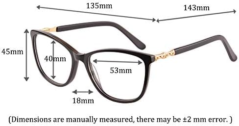 Компютърни очила за четене със сини светофильтрами MEDOLONG Anti-Fatigue-LH396(C1, анти-син, 300)