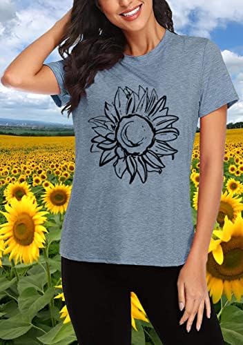 Распространяйте Доброта, Риза за Жени, Забавна Тениска с Графичен Принтом Диви Цветя, Лятна Тениска С Къс Ръкав, Вдъхновяващи
