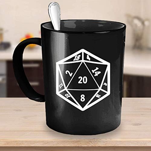 Черна чаша за D20 11 грама и 15 грама новост dice кафеена чаша dnd dungeons dragons игра dungeon dragon d и d Pathfinder
