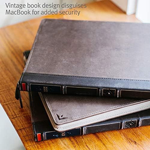 Twelve South BookBook V2 за 16-инчов MacBook M1 | Ретро чанта за носене-за награда от естествена кожа / Ръкав с Вътрешен