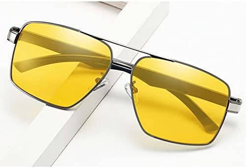 mincl Бифокални Очила за Четене за Мъже И Жени, ултра-леки UV400, Спортни Улични Квадратни Слънчеви Очила за Нощно Виждане,
