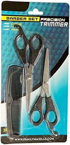 3 БР Набор от Фризьорски Ножици За Подстригване Професионален Ножици, Машинка за подстригване, Прическа Гребен