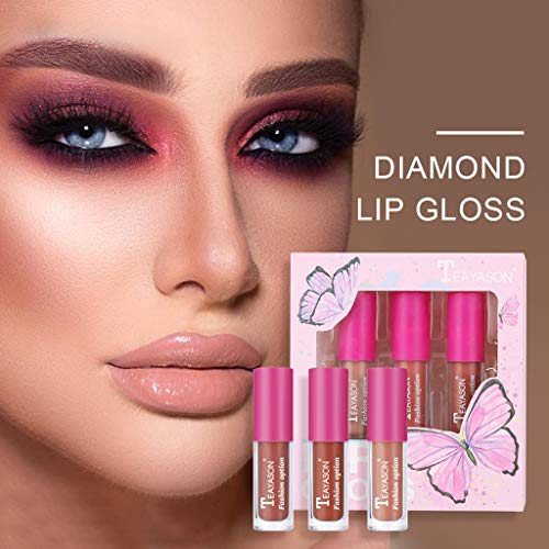 6 мл червило, Гланц за устни, Руж, Гланц за устни Diamond Lip Glos Highlight Box (C)