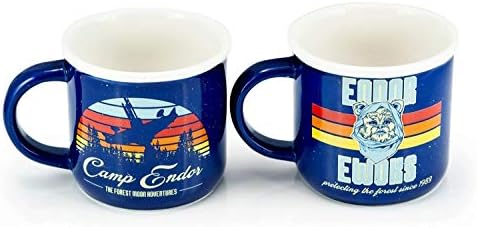 Чаши в стил ретро Лагер на Междузвездни войни Ендор | Ewok Forest Лагер of Endor Cups | Комплект от 2 Керамични чаши