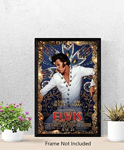 Плакат за Стената декор от филма Елвис 2022, Без Рамка 16x24