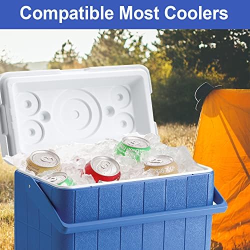 Смяна на охладител от 4 опаковки за набор от пластмасови панти и винтове, съвместим с охладители Колман и ставите на Rubbermaid Cooler