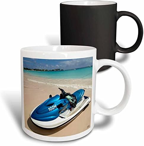 3dRose mug_37698_1 Джет на плажа на курортен хотел Boat Yard Beach, разположен в непосредствена близост До залива Бэйшор