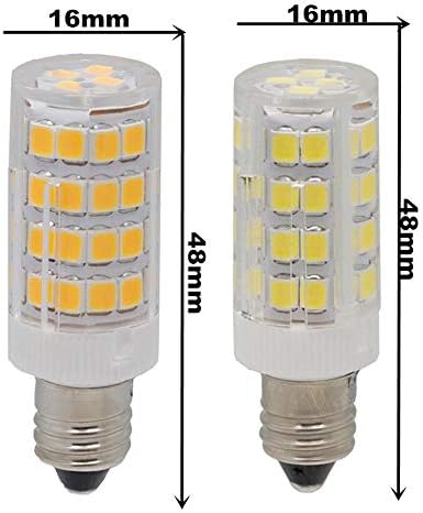 E11 Led Крушки 4 W (еквивалент на 35 W 40 W халогенна лампа) Студено бяло 6000 К за домашен монтаж на таван осветление,