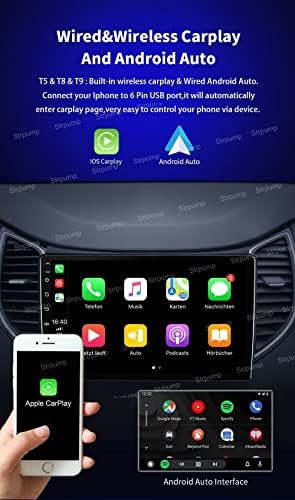 9 Андроид 10 Тире Кола Стерео Радио Подходящ за Volvo XC60 2009 10 11 12 GPS Навигационен Главното Устройство Carplay Android Auto DSP 4G WiFi, Bluetooth