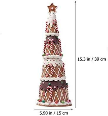 Amosfun Пластмасовата Коледна Елха Дизайн Шоколадови Коледни Елхи На Коледно Парти Коледа Орнамент