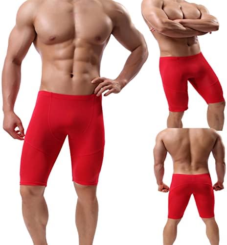TTAO Мъжки Спортни Шорти Dry Fit Бельо, Спортни къси Панталони с Дължина до Коляното За Бягане, Тренировка, къси Панталони