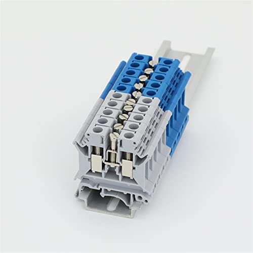 20pcs скок 10-8 2/3/4/10 контактни разпоредби UK6N конектор кабели за клеммной подложки UK 6 на шина FBI10-8 2/3/4-8 цял мост (цвят: IOANA 10-8, размер: за UK 6N)