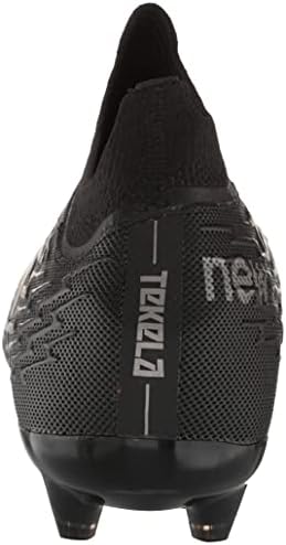 Мъжки футболни обувки New Balance Tekela V3+ Магия FG, без закопчалка, Черен / Сребрист, 11