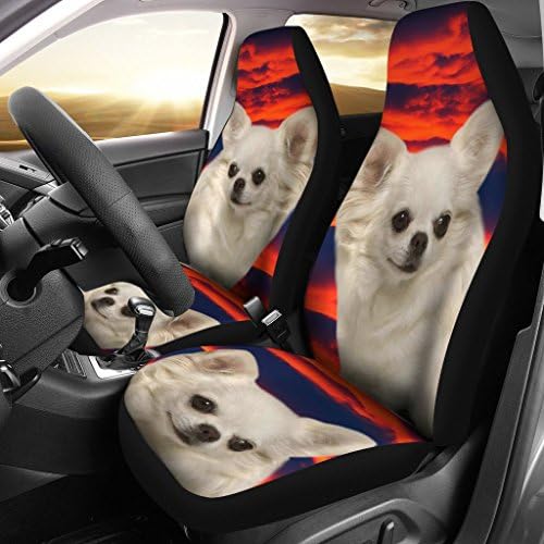 Калъфи за автомобилни седалки с принтом куче чихуахуа Pawlice