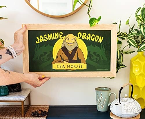 Аватар: Последният Магьосник Въздух чайна чичо Айро с Жасминовым Дракон, Подвесная Табела, Гелевое Покритие, монтиран