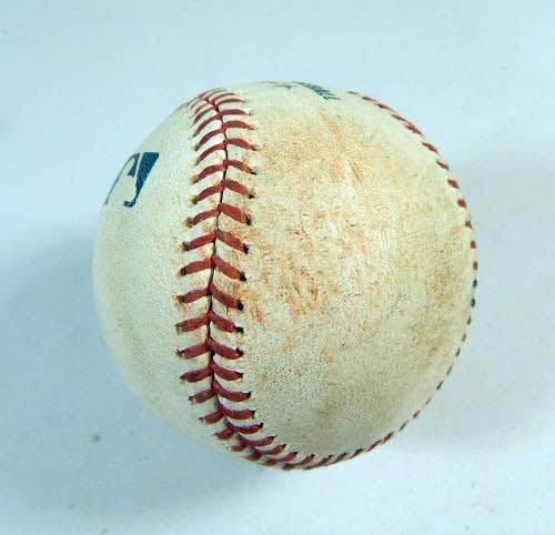 2019 Чикаго Къбс В играта Питсбърг Пайрэтс Използва бейзбол Елиас Диас Двойна 7 - Използваните Бейзболни топки