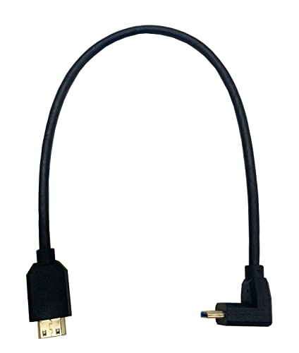Високоскоростен конектор Halokny Mini HDMI от щепсела към конектора Mini HDMI от щепсела към конектора HDMI - Черен (Mini