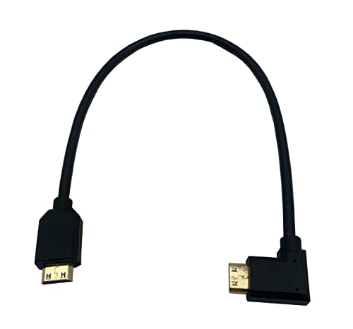 Високоскоростен Мини жак HDMI Halokny от щепсела към конектора Mini HDMI от щепсела към конектора HDMI - Черен (Mini HDMI към Mini HDMI (вляво))