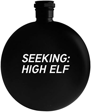 Търся: High Elf - кръгла фляжка за пиене на алкохол с капацитет от 5 грама, черна