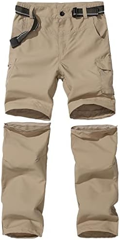 JOMLUN/Скаутские Панталони за момчета, Трансформируемые Туристически бързо съхнещи Панталони с ципове, Ежедневни Панталони