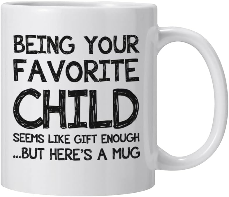 Най-добрите подаръци за мама и татко, да Бъде вашето Любимо дете е Забавна Кафеена чаша-Идеята за коледни подаръци за Ден на майката, Ден на бащата, от Дъщеря си, на С?
