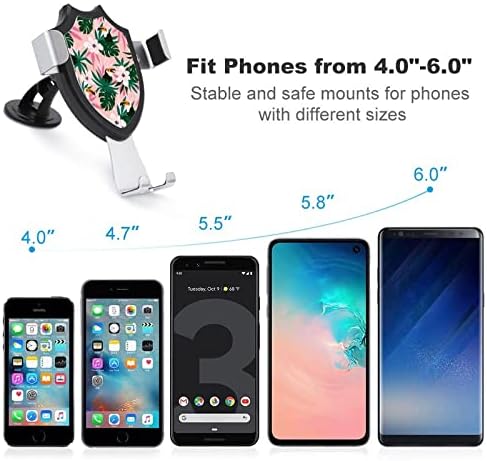Закопчалка за телефон с листа и Туканами за Кола Универсален Държач за мобилен телефон Планина за отдушник на Предното