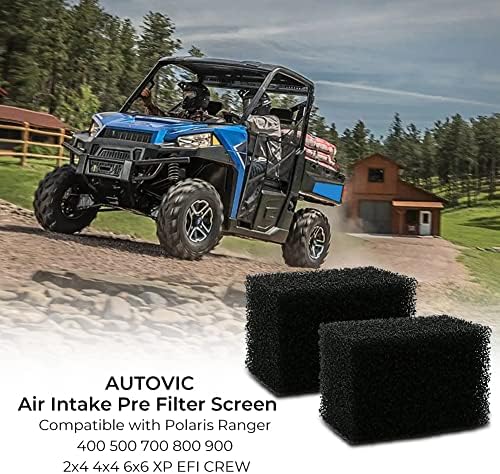 Екран за предварителен филтър на входящия Въздух AUTOVIC За Polaris Ranger 400 500 700 800 900 2x4 4x4 6x6 XP EFI CREW