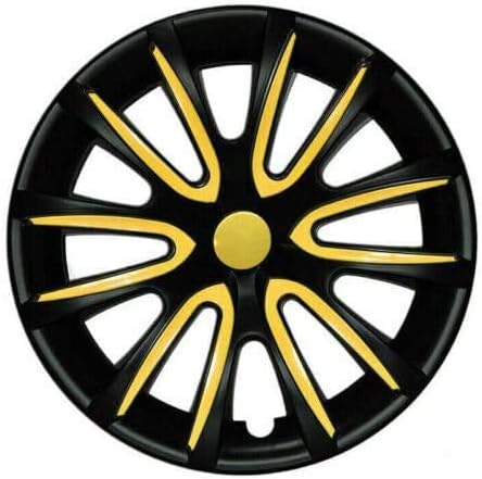 Джантите OMAC 16 инча за Honda CR-V Черно-жълти и 4 бр. Капака Джанти - Шапки ступиц - Подмяна на външната повърхност на автомобилни гуми