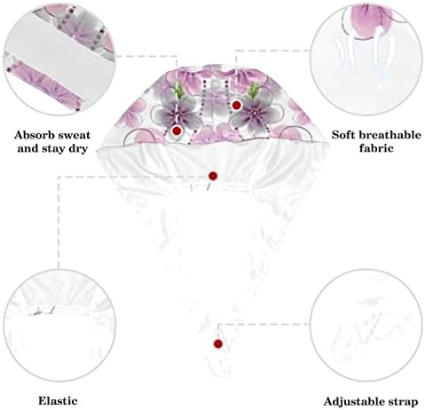 Дамски и Мъжки Хирургична Шапчица с Лък, Ластик за коса и Цветове, Работна Шапчица Един размер