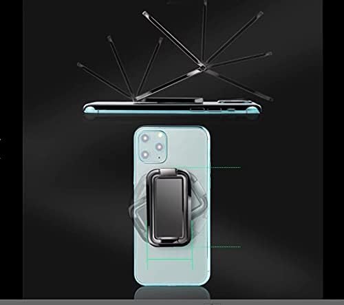 Притежателят на пръстена за телефон, Поставка за отпечатъци С въртене на 360 ° Притежателя на Пръстена за мобилен телефон