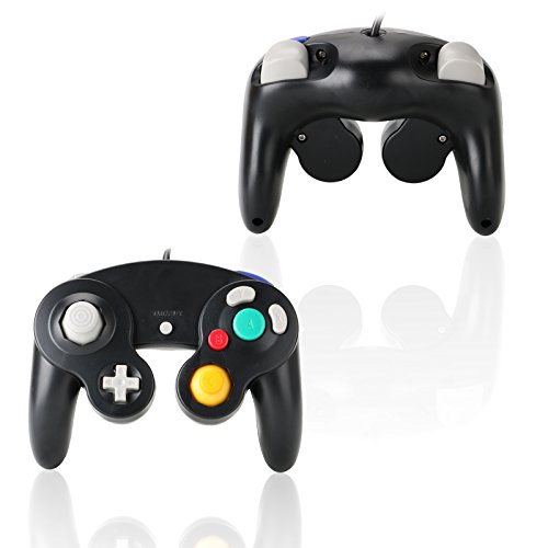 Комплект контролери, съвместими с OEM Nintendo Gamecube, 2 черен