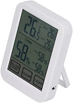 Fdit Дигитален Влагомер Сензорен Екран Електронен Тестер за Температура и Влажност на въздуха на Вътрешния Домашен Овлажнител резервни Части, Аксесоари