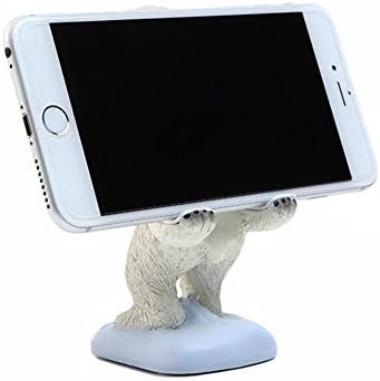 Сладко полярна Мечка Животни Поставка за Мобилен Телефон за Плот Смартфон Притежател на Мобилен Телефон на Притежателя
